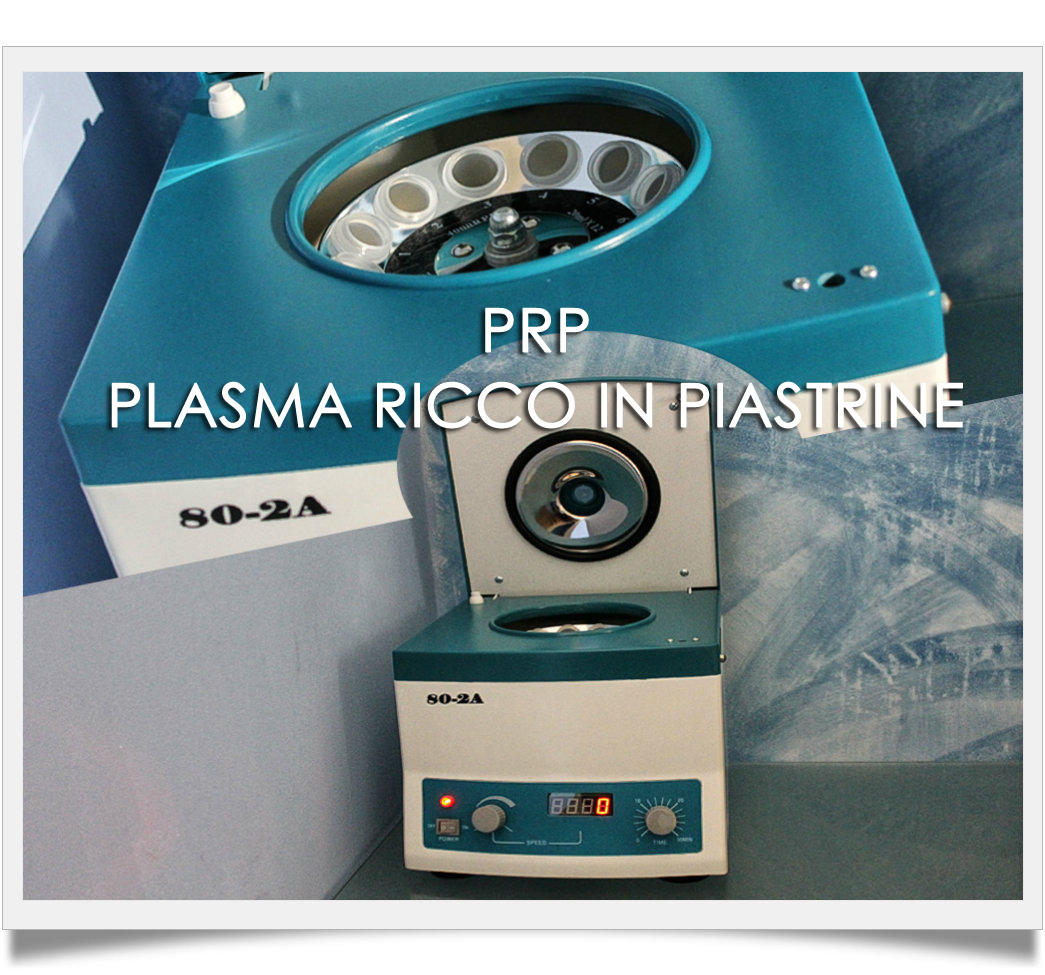 centrifuga prp ricco in piastrine